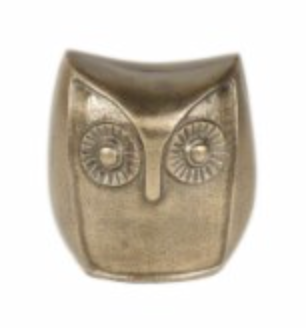 HD Designs Aluminum Owl - Gold