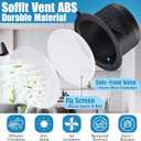 2 Set Dryer Vent Kit with Hose/duct Connector/wall Vents Cover, 4 Inch Dryer Vent Hose Through Wall Ducting Kit, Aluminum Ducting Tube Connector Soffit Vents for Ventilation, Air Circulatio