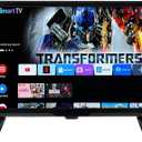 19 Inch Small Smart TV HD 900P LED, Flat Screen Smart Television with ATSC Tuner/HDMI/USB/AV for Kitchen, RV, Camper, Home & Bedroom or On-The-Go Entertainment