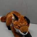 4Pcs Fox Stuffed Animal Set, Large Mommy Red Fox Plush 22 Inch with 3 Baby Foxes in Her Zippered Tummy, Christmas Plushie Toy Gift for Girls and Kids