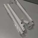 Over The Door Clothes Hanger Rack Foldable Space-Saving Over The Door Hooks for Laundry Drying Bathroom Towels & Home Office(White)