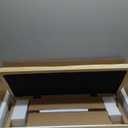 Donner Duet Piano Bench with Storage, Solid Wooden Keyboard Bench Piano Bookcase Stool Chair Seat with High-Density Sponges Padded Cushion, Beige