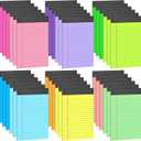 36 Pack Legal Pads Bulk 12 Colors, Narrow Ruled Notepad 5x8, Multicolor Small Notepads 30 Sheet/notepad, Colored Mini Writing Pads with Sturdy Backboard, Perforated Lined Note Pads for Study