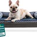 Furhaven Elevated Dog Bed Frame for 30" x 20" Medium Dog Beds, Easy Assembly - Mid-Century Modern Bed Frame - Gray Wash, Medium