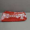 Christmas Snowflake Shower Curtain Red Gold Snowflake Merry Christmas Winter Holiday Happy New Year Fabric Bathroom Decor Curtain Sets with Hooks