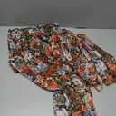 Women's Chiffon Elastic High Waist Pleated A-Line Flared Maxi Skirts, Size: M