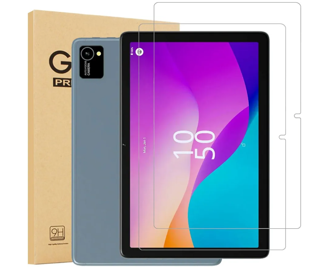 2 Pack Glass Screen Protector for DIGILAND DL1050 10.1 inch - Tempered Glass Film/High Definition/9H Hardness/Scratch Resistant