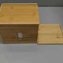 Face Towels Holder with 60 XL Towels, Disposable Towelettes Bamboo Box Cotton Balls Holders, Facial Towels Container with Drawer, Towels XL Organizer for Bathroom, Makeup Remover Dry Wipes Washcloths