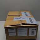 VONLUCE Ottoman Stool, 18.5 in High, Beige, with Padded Seat, Wood Frame, Button Tufted, for Dining, Living Room, Bedroom, Piano, Dressing, Vanity, Foot Rest