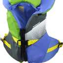 Stohlquist Child Life Jacket, US Coast Guard Approved, Type III Life Vest (30-50 lbs) for Kids and Children, Support Collar with Grab Handle, Fully Adjustable PFD for Pools, Lakes and Boating
