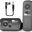 Pixel RW221-DC0 Camera Remote Shutter Release Wireless Radio Control Compatible with Nikon Z8 Z9 D3 D4 D5 D6 D800 D850 D810 D700 D500 D300 D200 F100 F90 F6 F5 D1X D2H Replaces MC-30A MC-36A