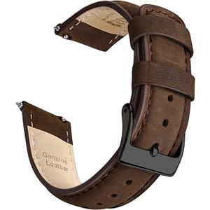 Ritche Christmas Gift Quick Release Leather Watch Bands Genuine Watch Straps for Men Women Top Grain Leather Watch Strap, White Elephant Gifts, Stocking Stuffers for Men, Father's Day gifts