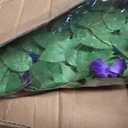 DOEWORKS Expandable Fence Privacy Screen for Balcony Patio Outdoor, 2PCS Faux Ivy Fencing Panel for Backdrop Garden Backyard Home Decorations