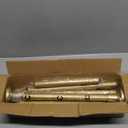 Gold Tension Curtain Rod Extra Long Outdoor Curtain Rod Decorative Shower Curtain Rods 30-100 Inch 8 ft Adjustable 1.1 Inch Diameter Spring Tension Shower Rod for Bathroom No Drilling Never Rust