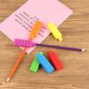 2 x Sensory Chew Pencil Topper, Sensory Silicone Chew Pencil Topper for Autistic Chewers, ADHD, SPD, Oral Motor Stimulation, 6 Colors (Color 1)