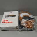 Pet Parents Washable Dog Diapers (3pack) + Extendrs of Durable Doggie Diapers, Premium Dog Diapers Female (Large, Natural) (Large (19-27"))