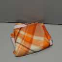 BETGINY Fall Tablecloth 60 Inch Round Autumn Thanksgiving Plaid Table Cloth Dust-Proof Wrinkle Resistant Rustic Tablecloth for Holiday Kitchen Dining Room Party Picnic Indoor Outdoor