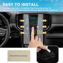 Karltys [Upgrade 2 Pack Screen Protector for 2024 2025 2026 Ford Ranger (XLT Optional/LARIAT/Raptor) 12-Inch [No Glare & Fingerprint] for Touchscreen Navigation Protective Film Tempered Glass