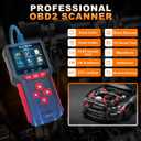 2 x 3.2" Big Screen 5 in 1 OBD2 Scanner+Battery Tester 5-36V 20-3300CCA >99.8% Accuracy Test OBD2/EOBD Diagnostic Tool Engine Code Reader EVAP Digital Diagnosis DTC for Car Motorcycle&Truck