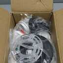 Wall Sconces Lights Lamp for Bedroom Bathroom, Modern Vanity Light Fixtures, Matte Black Farmhouse Wall Mount Lighting Lanterns with Glass Shade for Living Room Mirror Hallway Kitchen (1 Pack)