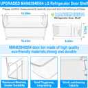 UPGRADED MAN63948504 Refrigerator Door Shelf Bin Compatible with LG Refrigerator Door Shelf Parts LMXS28626S LFXS26973S LFXC22526D MAN63948504 Kenmore LG Fridge Door Shelf Replacement Basket Shelves