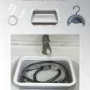CPAP Cleaning Kit for Hose and Mask, Cpap Machine Supplies Cleaner Includes Tube and Mask Cleaning Brush, Foldable Wash Tub, Hose Drying Hanger - Compatible with 22mm and 15mm Tubing