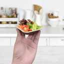 Raj Disposable Palm Leaf Bowls (25 Count, 4" Square Bowls) Strong Bowl Like Bamboo Party Bowl - Decorative Compostable Tableware for Lunch, Dinner, Birthday, Outdoor, BBQ, Picnic.