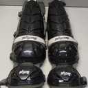 Baseball Softball Catcher Leg Guards Shin Guards for  Adult, Size: 15"-Adult Black