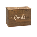 Rustic Wooden Card box 12x9x7 Inch Gift Card Box for Wedding Birthday Baby Shower Graduation Party