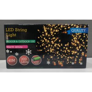 Avoalre LED String Lights Battery Powered 40m 300LEDs Christmas Lights Fairy Lights Indoor Decoration with 8 Modes Auto Timer for Christmas Tree Wedding Party Outdoor Decorations - Multicolor