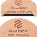 2 PCS Wooden Sweater Comb for De-Pilling Cashmere, Wool, Knitwear, Manual Lint Remover, Portable Depiller for Clothes, Fuzz, Bobbles, Pilling Shaver, Fabric Defuzzer, Sweater Care Tool (2pcs)