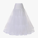 Women's Ankle Length Petticoats Long S-M Size Wedding Slips Crinoline Underskirt for Prom Evening Wedding Dress