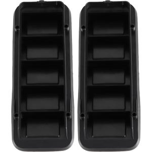 2PCS Upgraded Back Panel Air Vent Relief Grille, Cabin Pressure Air Vent Relief Valve Panel Grille Compatible with Colorado Silverado 1500 2500 3500 Sierra 1500 2500 3500 Replace#: 13596856