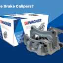 Wagner CN11566SC NEW Semi-Loaded Brake Calipers Compatible with Select Toyota Sienna Models