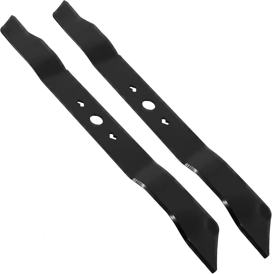 IWIWE 21 Inch Lawn Mower Blade, Replacement Blade Compatible with Greenworks 21" Deck Mower, Replaces MO48L4422, MO40L4413, MO40L03, C3208101 (2 Pack)