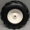 13x5.00-6" Tiller Tire and Wheel (3/4" Axle Size), 3-1/8" Centered Hub, Compatible with Troy-Bilt Craftsman Tiller Tractor, Tillers, and Snowblower Trencher Tire 1 Pack