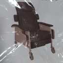 Drive Medical 4 Position Clinical Care Geri Chair Recliner, Reclining Padded Chair with Armrests, Chocolate
