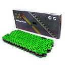 JFG RACING Dirt Bike Chain,Universal 520 Drive Chain X Ring 120-Links Heavy Duty Racing Chain for KX250F KX450F KLX250 KX125 KX250 -Green