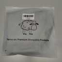 Square Fur Sheepskin Chair Cover Seat Cushion Pad Super Soft Area Rugs (Military Green, Round 16.5" (Pack of 1))