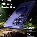 TORRAS Ostand Q3 Air for Samsung Galaxy S26 Ultra Case with 360 Magnetic Stand, Fit for MagSafe, Airbag Cushion, Mil-Grade Drop Tested, Shockproof Phone Case for S26 Ultra 6.9", Violet Surge
