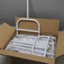 Kids Clothing Rack, Small Clothes Shelf with Metal Storage Shelf, Kids Dress Up Storage Rack, (White)