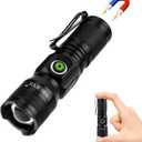 UNROEVS Rechargeable Mini Flashlight with Magnet,Pocket Flashlights High Lumens with Clip,1200 Lumens Compact LED Small Light and Long Range,EDC Flash Light for Everyday Carry