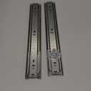 1 Pair Heavy Duty Drawer Slides 12 14 16 18 20 22 24 26 28 30 32 34 36 38 40 Inch 150 lb Load Capacity Side Mount Full Extension Ball Bearing Rail RunnerWithout Lock,14 inch