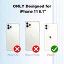 Fiyart Designed for iPhone 11 Case,Compatible with MagSafe Love Heart Plating Camera Protection TPU Magnetic Glitter for Women Girls Shockproof Phone Bumper 6.1"-Green