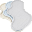 Li&Zhao Plastic Serving Trays - 3 PCS Restaurant Lunch Tray Large Plastic Cafeteria Trays for Serving Food for Party, Picnic, Holidays(3 Colors)