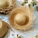 Aneco Hawaii Straw Hats Adults Straw Luau Hats Beachcomber Hat Puerto Rico Pava Hat Scarecrow Costume Accessory