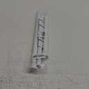 White Tension Curtain Rod for Windows 28 to 48 inch, Adjustable Expandable Pressure Spring Curtain Rod No Drilling, 7/8" Curtain Rod for Bedroom Doorway Closet Door