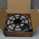 JMEXSUSS 168FT 600 LED Christmas Lights Outdoor Waterproof Clear Wire Indoor String Lights for Outside Warm White Christmas Tree Lights Plug in for Bedroom Wedding Party Valentines Decor