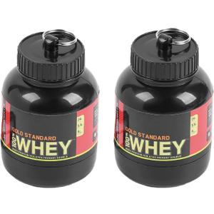 Protein Powder and Supplement Funnel Keychain - Protein Powder Container with Durable Key-Chain Portable to-Go Container for The Gym, Workouts, Fitness, and Travel (2)