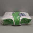 Memory Foam Pillows, Cervical Pillow for Neck and Shoulder Pain Relief, Ergonomic Contour Bed Pillow, Soft for Side Sleep Stomach Sleeping and Back Sleeper (Queen Size-24.8''Lx14.96''Wx5.78''H, Green)